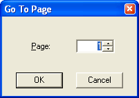 Go To Page Dialog