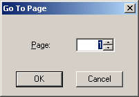 Go To Page Dialog