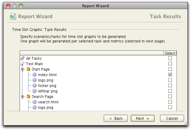 report wizard