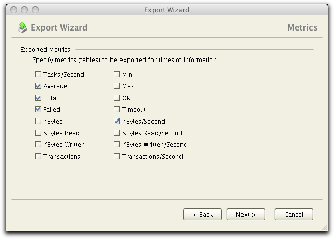 export wizard