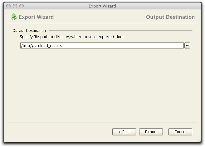 export wizard