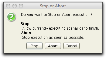 Stop Dialog