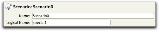 Scenario Logical Name