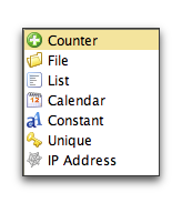 parameter generators