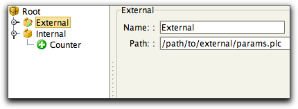 external parameter generator
