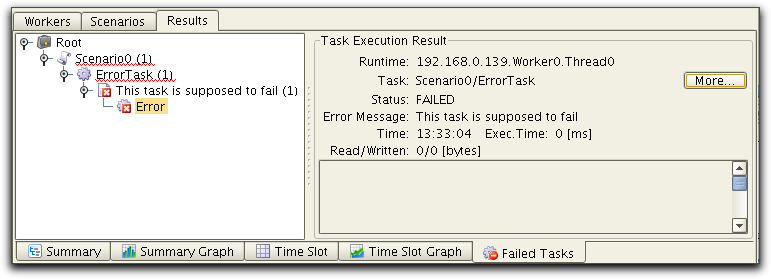 results errors