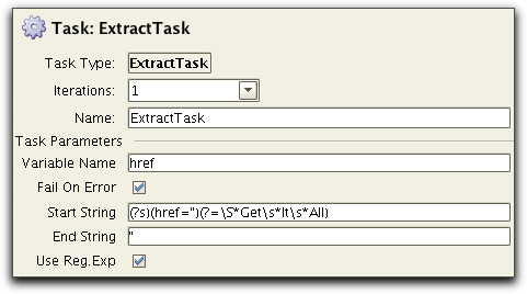 extract task