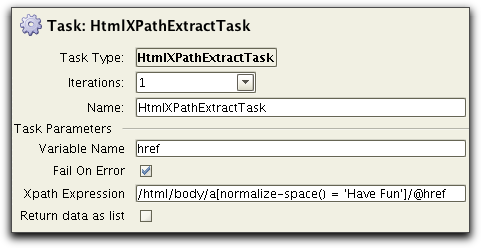 extract task