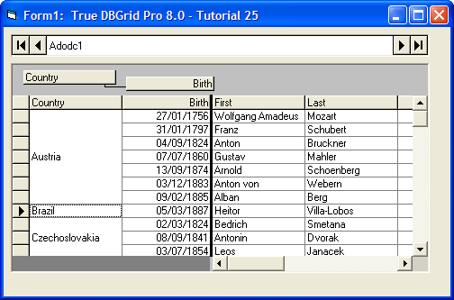 APEX True DBGrid Pro 6.0e