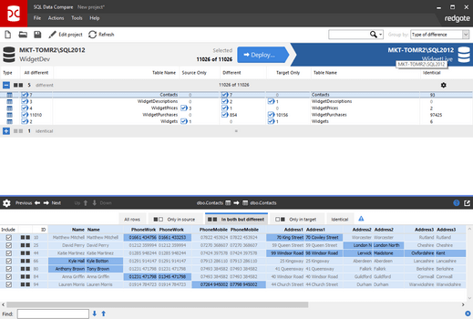 SQL Data Compare