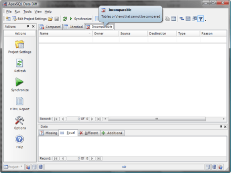 apex sql diff