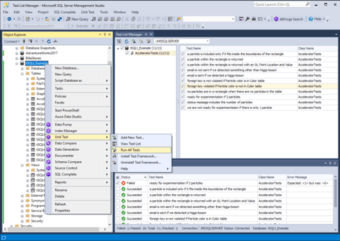dbForge Unit Test
