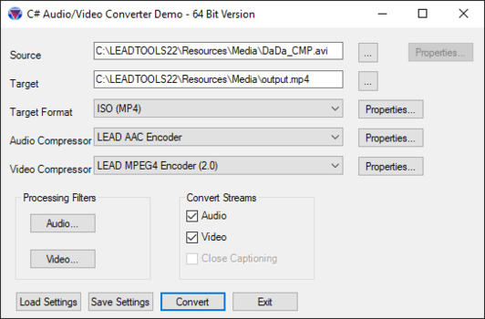 LEADTOOLS Multimedia SDK