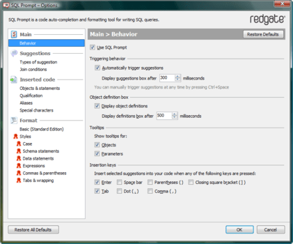 Red Gate Sql Prompt