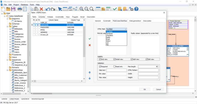 ERBuilder Data Modeler