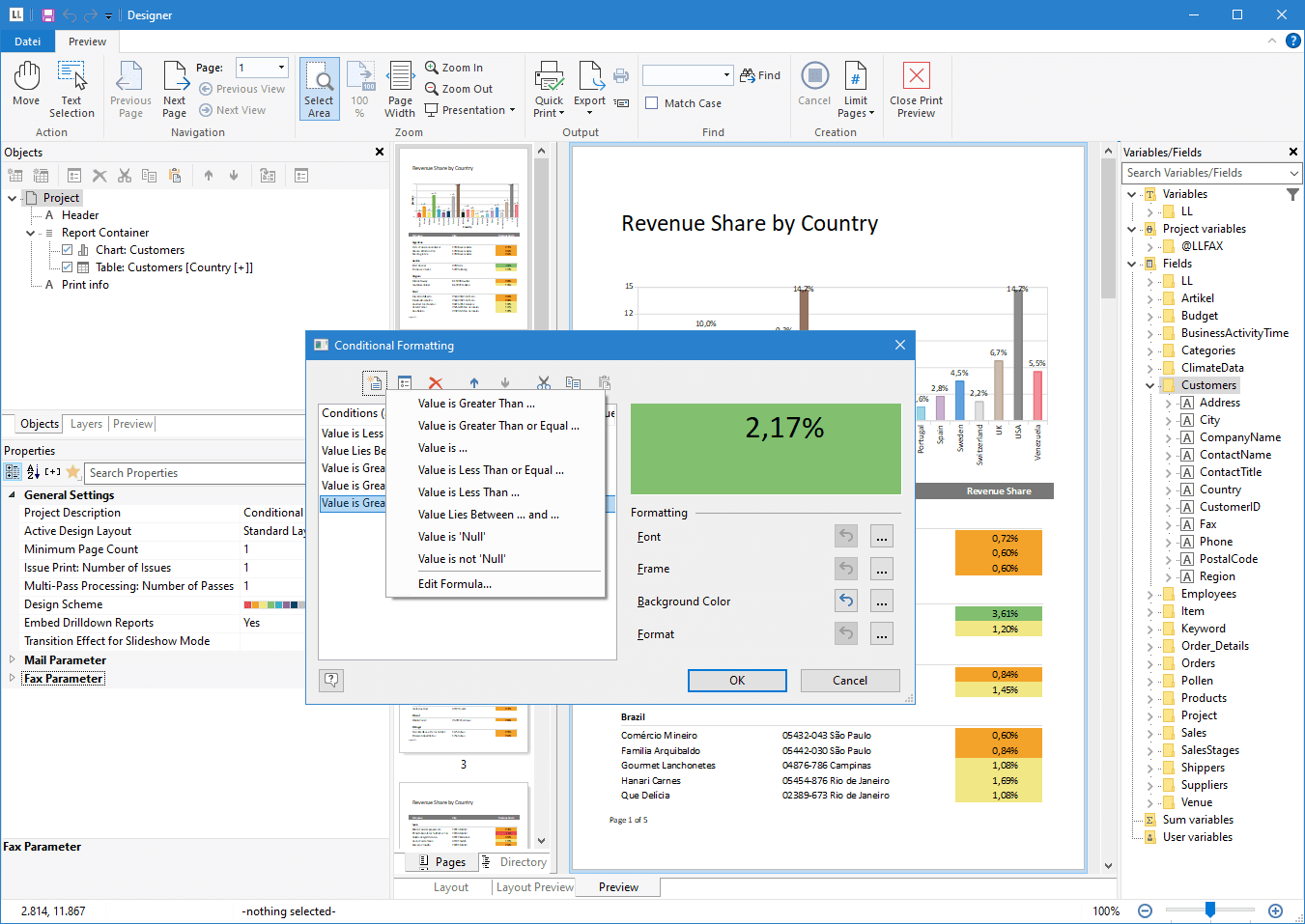 List & Label Enterprise Reporting Edition