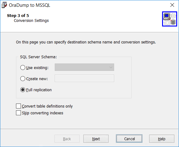 OraDump to MSSQL