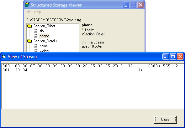 Structured Storage Viewer StorageTools
