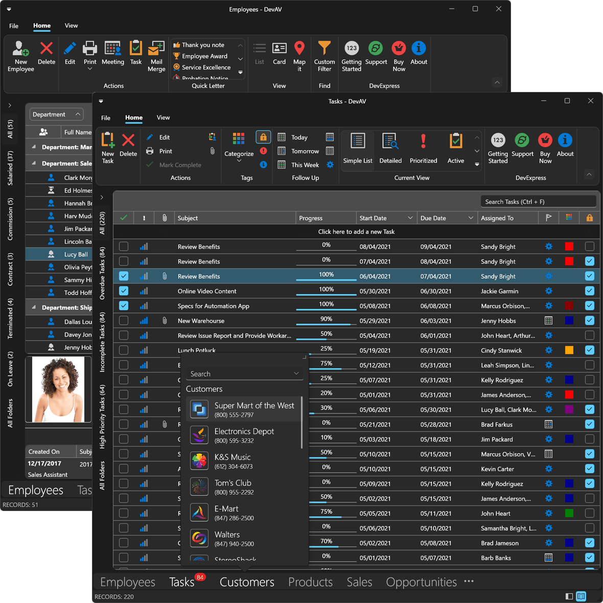 DevExpress WPF