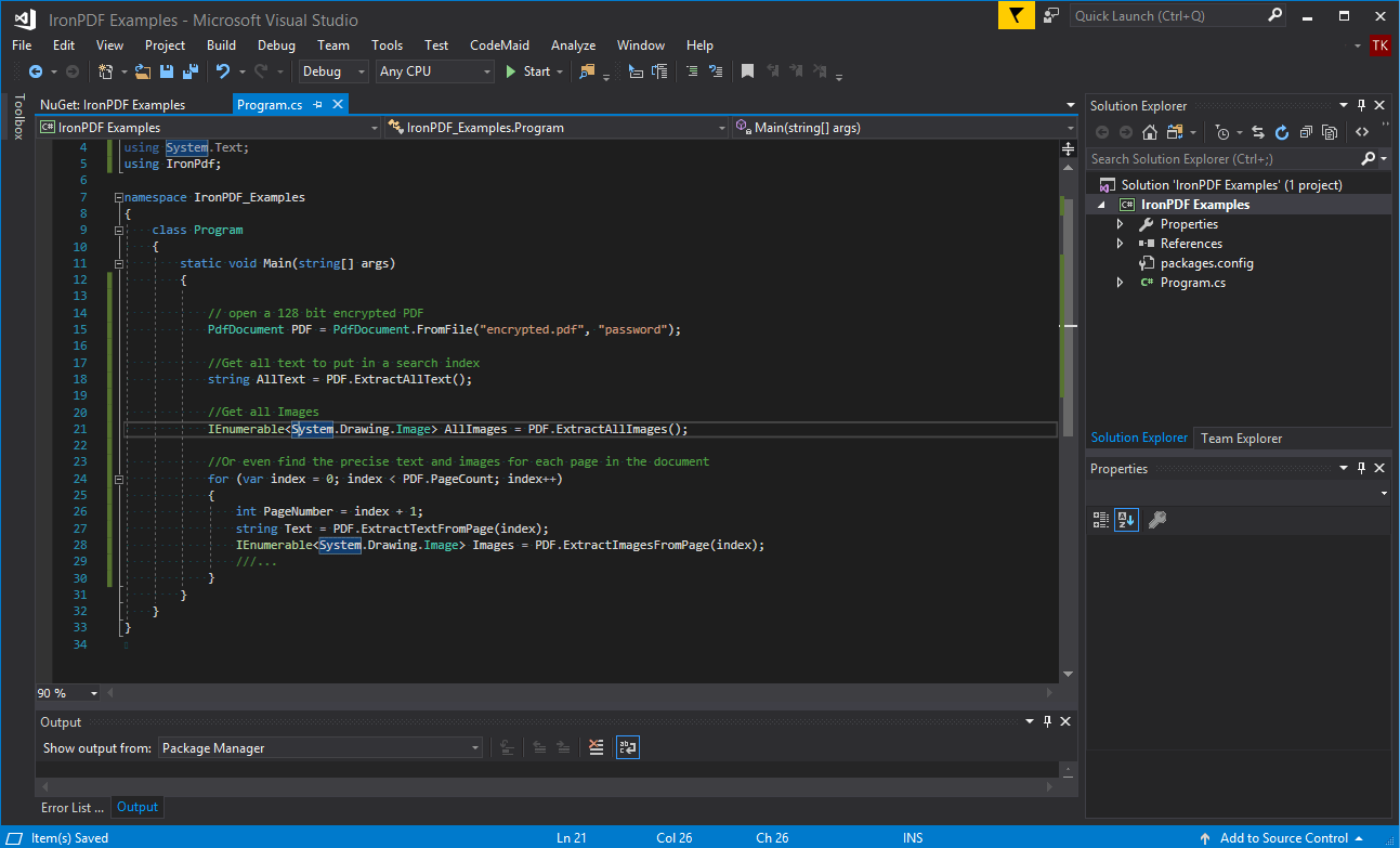 IronPDF for .NET