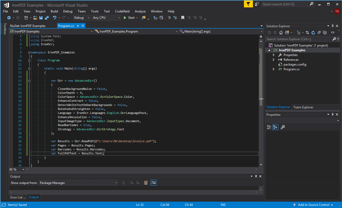 IronPDF for .NET