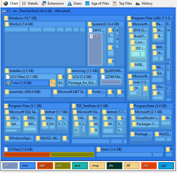 TreeSize（英語版+日本語版）