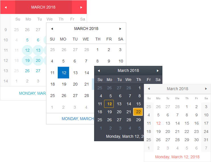 Kendo UI + Telerik UI for (MVC & Core)