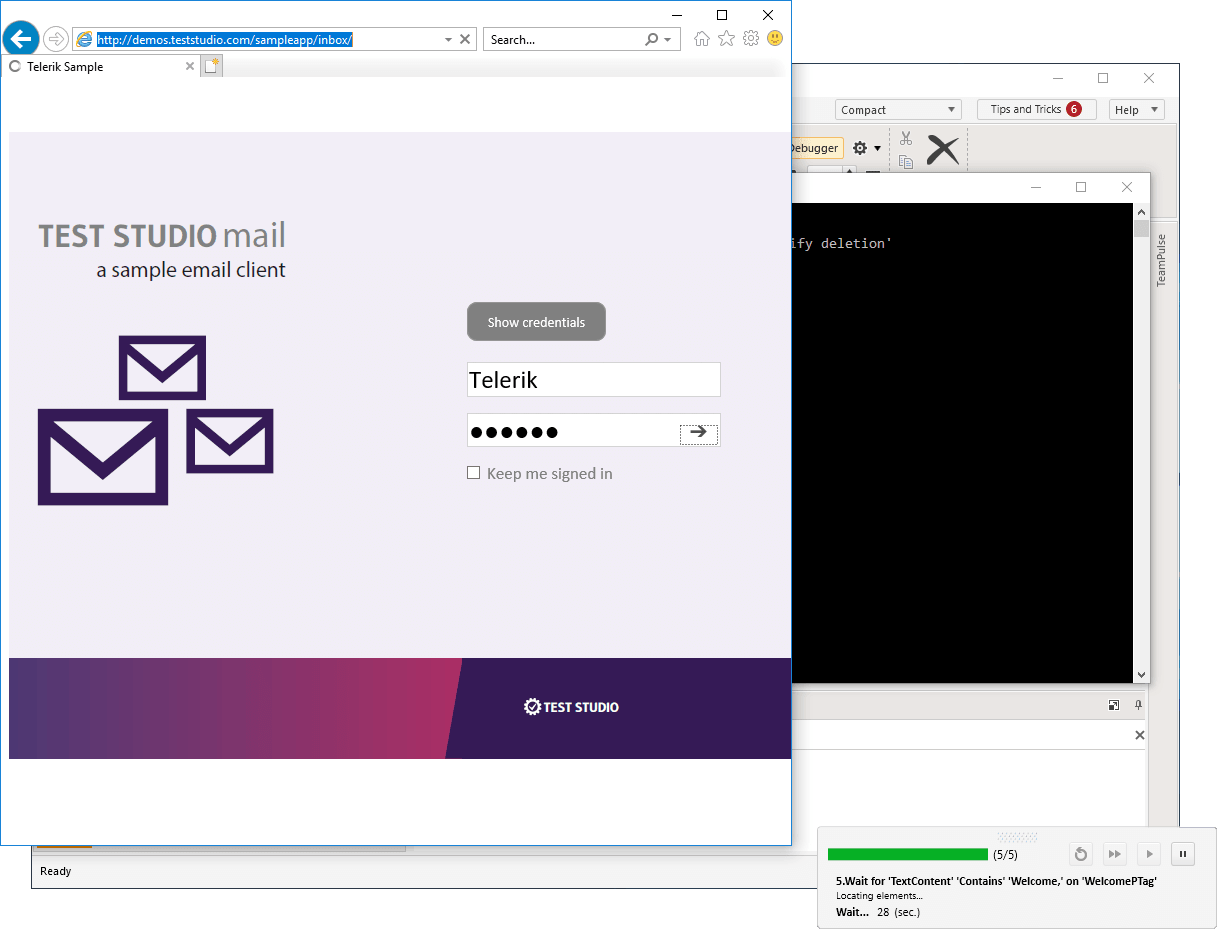 Telerik Test Studio Web & Desktop