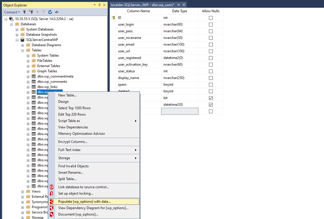 SQL Data Generator