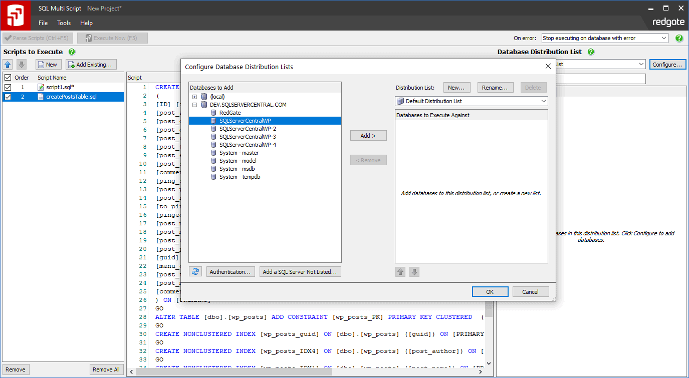 SQL Multi Script (英語版)