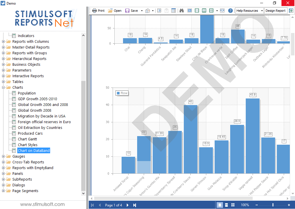 stimulsoft rotate labels chart