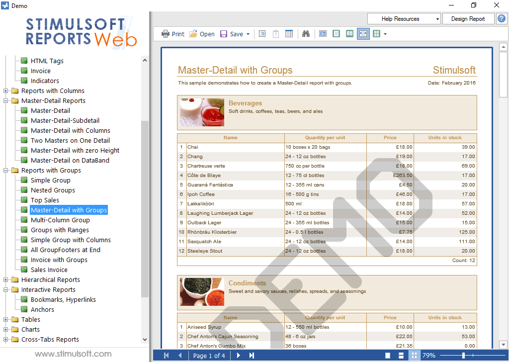 stimulsoft truncate rows