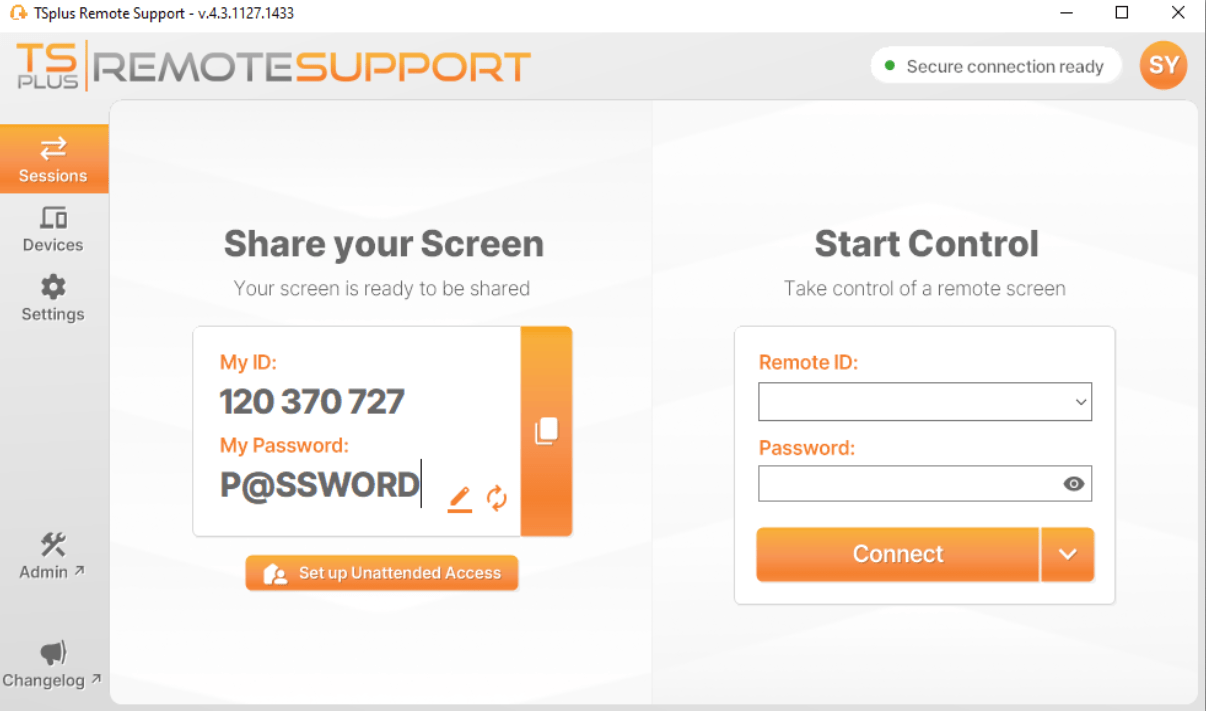 TSplus Remote Support