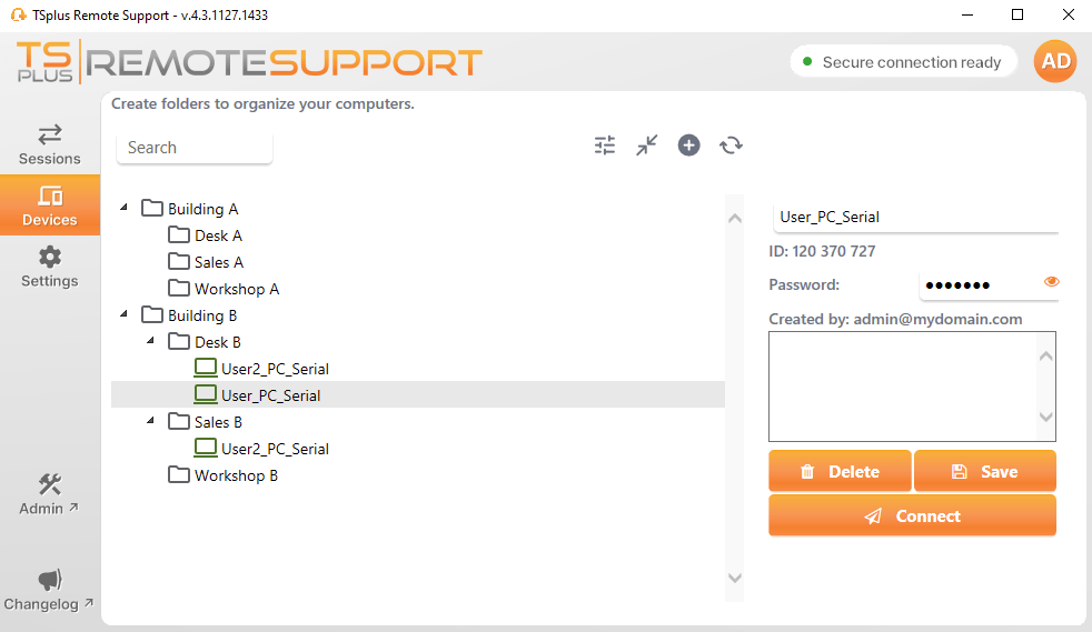 TSplus Remote Support