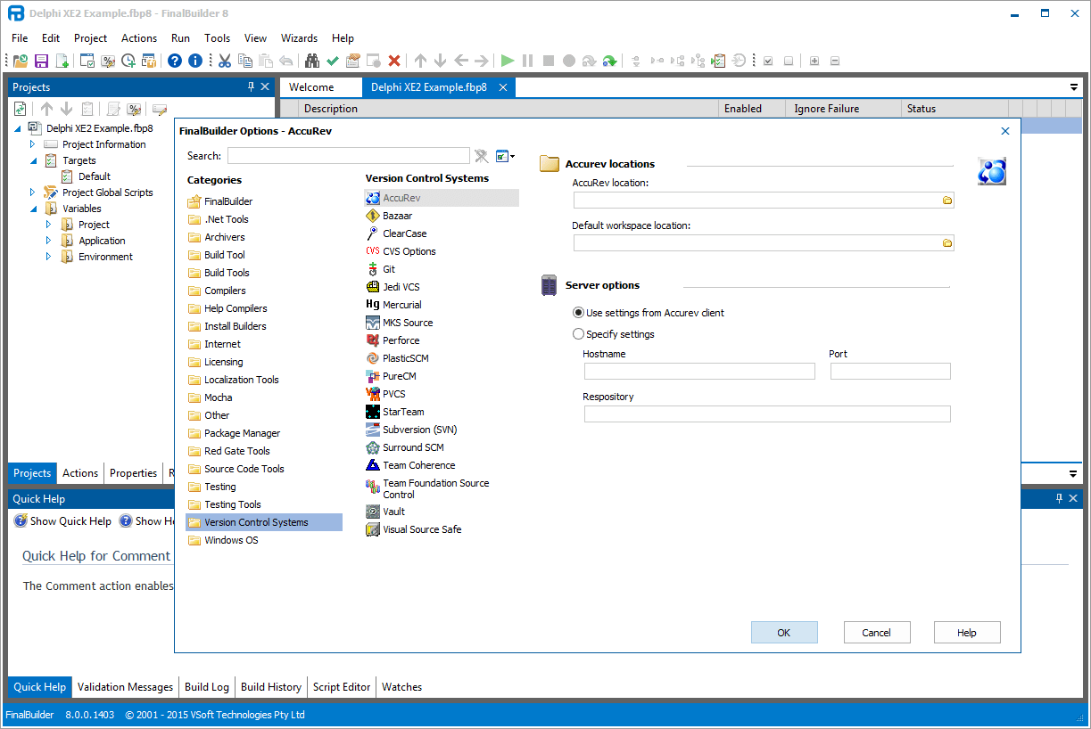 FinalBuilder