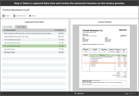 Schermata di FormSuite for Invoices