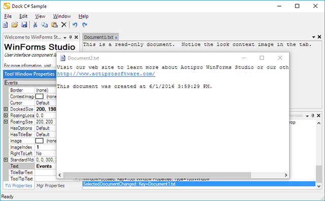 About Actipro WinForms Studio About Actipro WinForms Studio