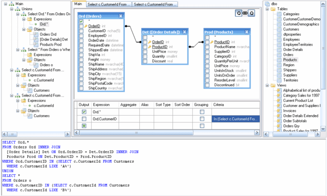 Active Query Builder for .NET WinForms