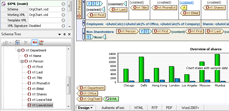 Screenshot of Altova StyleVision Professional Edition - Upgrade from previous version