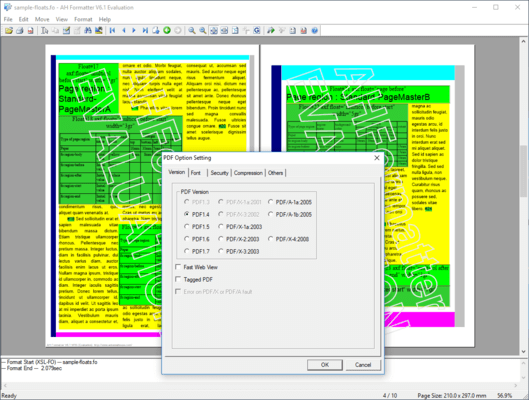 Screenshot of AH Formatter Lite