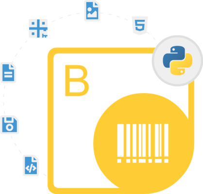 Schermata di Aspose.BarCode for Python via .NET