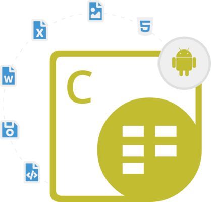 Schermata di Aspose.Cells for Android via Java