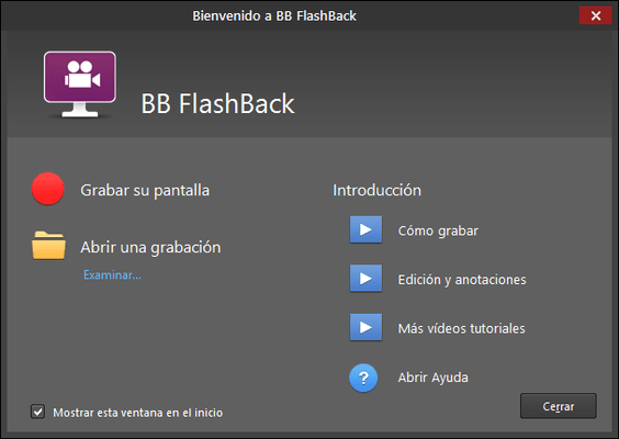 Capture d'écran de FlashBack Plus Spanish Edition