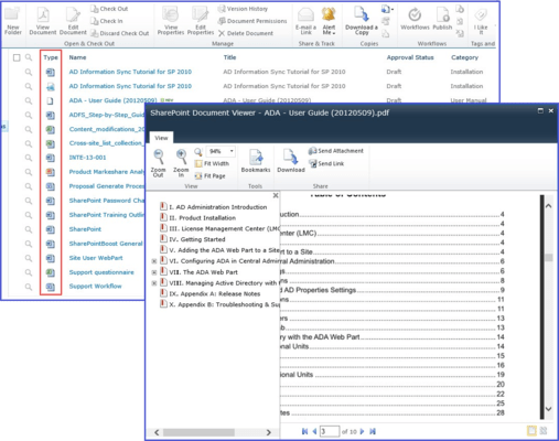About SharePoint Document Viewer