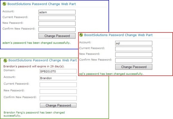 About SharePoint Password Change and Reset Pack