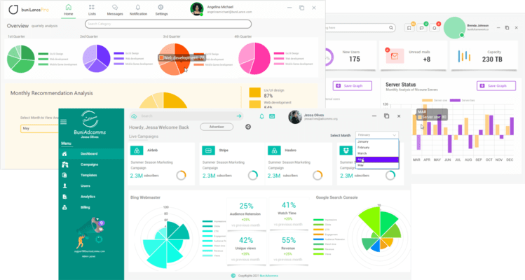 Capture d'écran de Bunifu UI WinForms