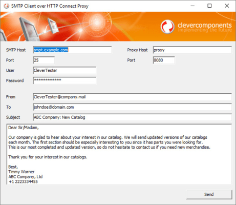Screenshot of Clever Internet Suite VCL &amp; .NET &amp; ActiveX Bundle