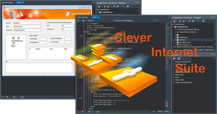 Screenshot of Clever Internet Suite for Delphi, C++Builder