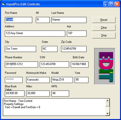 Screenshot of Input Pro