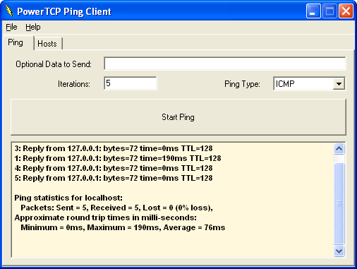 Captura de pantalla de PowerTCP SSL Sockets for .NET